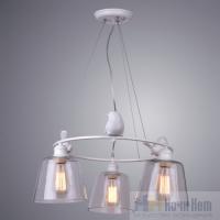 Люстра подвесная Arte Lamp Passero A4289LM-3WH, раздел каталога Люстры с плафонами интернет-магазина Ночи Нет