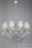 Люстра подвесная Omnilux Belluno OML-79103-10, раздел каталога Люстры с абажурами интернет-магазина Ночи Нет