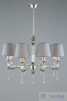 Люстра подвесная Omnilux Rivoli OML-64203-08, раздел каталога Люстры с абажурами интернет-магазина Ночи Нет