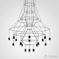 Люстра ImperiumLoft Wireflow 75118-22, раздел каталога Большие люстры интернет-магазина Ночи Нет