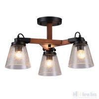 Люстра потолочная Omnilux Borgo OML-51007-03, раздел каталога Деревянные люстры интернет-магазина Ночи Нет