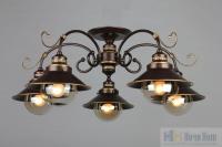 Люстра потолочная Omnilux Fontelo OML-50407-05, раздел каталога Люстры с плафонами интернет-магазина Ночи Нет