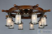 Люстра потолочная Omnilux Ferro OML-50307-08, раздел каталога Люстры с плафонами интернет-магазина Ночи Нет