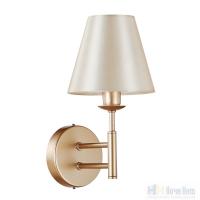 Бра Crystal Lux Flavio AP1 Gold, раздел каталога Бра с абажуром интернет-магазина Ночи Нет