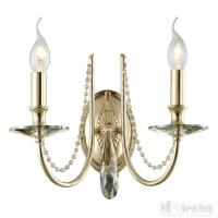 Бра Crystal Lux VICTORIA AP2 GOLD/AMBER, раздел каталога Хрустальные бра интернет-магазина Ночи Нет
