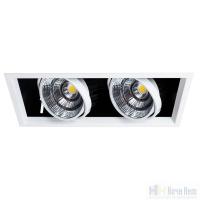 Светильник встраиваемый Arte Lamp Merga A8450PL-2WH, раздел каталога Поворотные точечные светильники интернет-магазина Ночи Нет