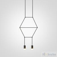 Светильник подвесной ImperiumLoft Wireflow 168477-26, раздел каталога Подвесы 2-3 лампы интернет-магазина Ночи Нет