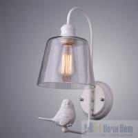 Бра Arte Lamp Passero A4289AP-1WH, раздел каталога Бра с плафоном интернет-магазина Ночи Нет