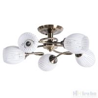 Люстра Arte Lamp Arya A2941PL-5AB, раздел каталога Люстры с плафонами интернет-магазина Ночи Нет