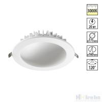 Встраиваемый светильник Novotech Gesso 358807, раздел каталога Светодиодные точечные светильники интернет-магазина Ночи Нет