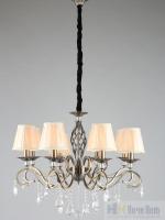 Люстра подвесная Omnilux Mezzano OML-79113-08, раздел каталога Люстры с абажурами интернет-магазина Ночи Нет