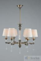 Люстра подвесная Omnilux Rivoli OML-64213-06, раздел каталога Люстры с абажурами интернет-магазина Ночи Нет