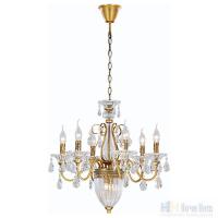 Люстра Arte Lamp Schelenberg A4410LM-6-2SR, раздел каталога Хрустальные люстры интернет-магазина Ночи Нет