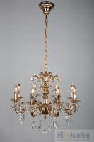 Люстра подвесная Omnilux Aosta OML-78903-08, раздел каталога Хрустальные люстры интернет-магазина Ночи Нет