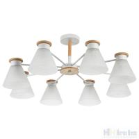 Люстра Arte Lamp Tyler A1031PL-8WH, раздел каталога Люстры с плафонами интернет-магазина Ночи Нет