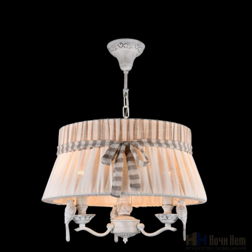 Люстра Maytoni Bird ARM013-33-W, раздел каталога Люстры с абажурами интернет-магазина Ночи Нет