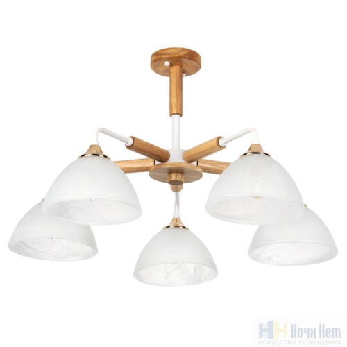 Люстра Arte Lamp Matthew A5032PL-5BR, раздел каталога Люстры с плафонами интернет-магазина Ночи Нет