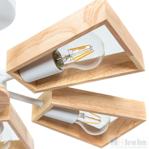 Люстра Arte Lamp Brussels A8030PL-6WH, раздел каталога Деревянные люстры интернет-магазина Ночи Нет