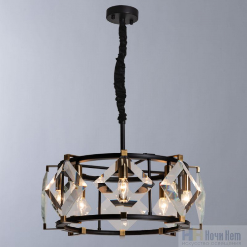 Люстра Divinare Elliot 7304/04 SP-8, раздел каталога Люстры с плафонами интернет-магазина Ночи Нет