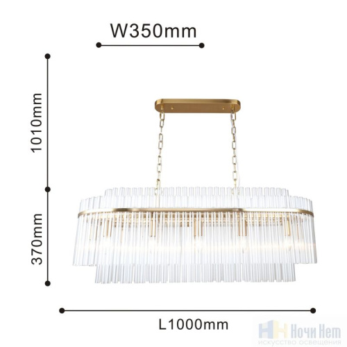 Люстра Favourite Rubum 4203-12P, раздел каталога Стеклянные люстры интернет-магазина Ночи Нет