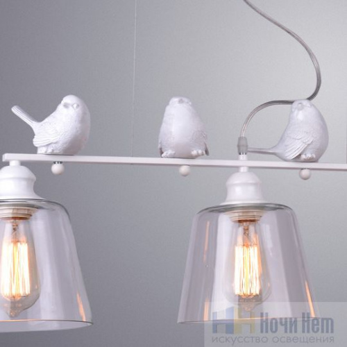 Люстра подвесная Arte Lamp Passero A4289SP-3WH, раздел каталога Люстры с плафонами интернет-магазина Ночи Нет