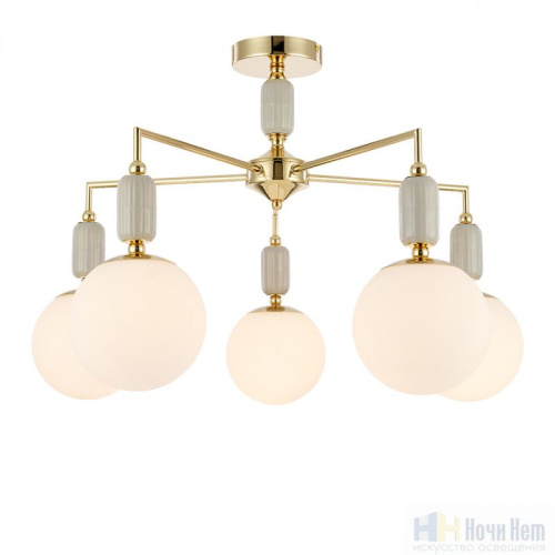 Люстра Lumion Vivien 6580/5C, раздел каталога Люстры с плафонами интернет-магазина Ночи Нет