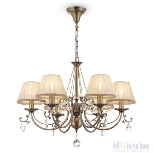 Люстра Maytoni Soffia RC093-PL-06-R, раздел каталога Люстры с абажурами интернет-магазина Ночи Нет