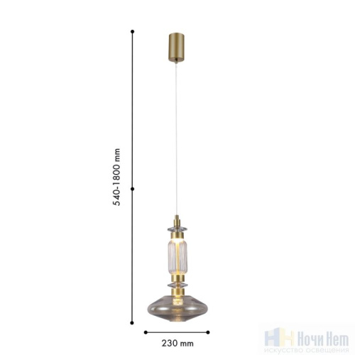 Светильник подвесной Favourite Veneto 4239-1P, раздел каталога Подвесы 1 лампа интернет-магазина Ночи Нет