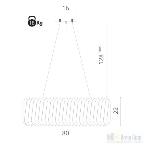 Люстра Divinare Megan 7568/18 LM-12, раздел каталога Хрустальные люстры интернет-магазина Ночи Нет
