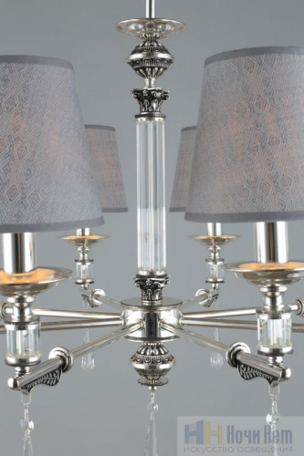 Люстра подвесная Omnilux Rivoli OML-64203-08, раздел каталога Люстры с абажурами интернет-магазина Ночи Нет