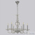 Люстра Crystal Lux ARABESQUE SP8 CHROME 1092/308, раздел каталога Стеклянные люстры интернет-магазина Ночи Нет