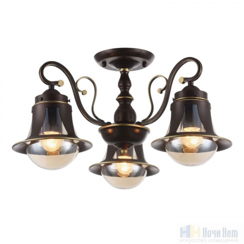 Люстра потолочная Omnilux Molfetta OML-50607-03, раздел каталога Люстры с плафонами интернет-магазина Ночи Нет