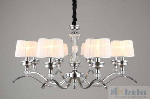 Люстра Omnilux Arosio OML-88403-08, раздел каталога Люстры с абажурами интернет-магазина Ночи Нет