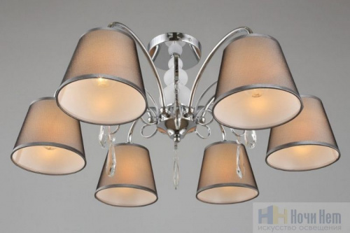 Люстра Omnilux Recco OML-66707-06, раздел каталога Люстры с абажурами интернет-магазина Ночи Нет
