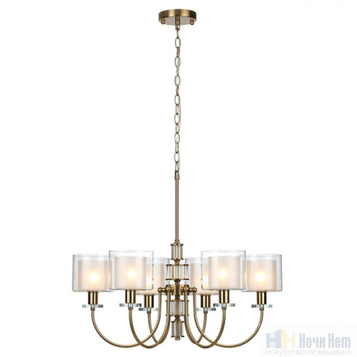 Люстра Odeon Light Saga 5088/6, раздел каталога Люстры с плафонами интернет-магазина Ночи Нет