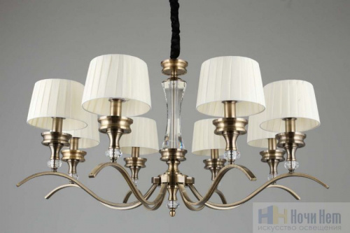 Люстра Omnilux Arosio OML-88413-08, раздел каталога Люстры с абажурами интернет-магазина Ночи Нет