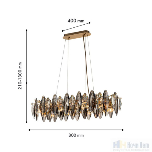 Люстра Favourite Glans 4303-8PC, раздел каталога Хрустальные люстры интернет-магазина Ночи Нет