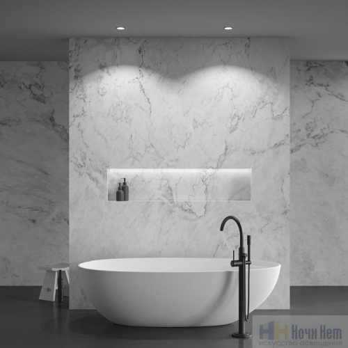 Встраиваемый светильник Maytoni Zoom DL034-L12W4K-B, раздел каталога Точечные светильники для ванной интернет-магазина Ночи Нет