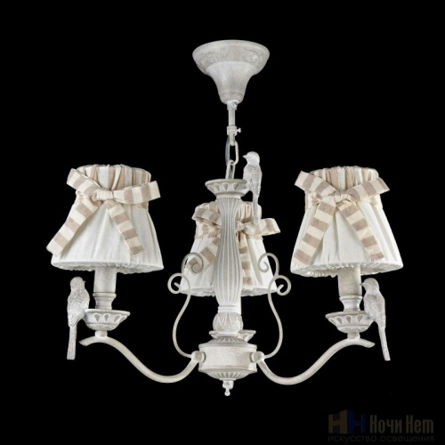 Люстра Maytoni Bird ARM013-03-W, раздел каталога Люстры с абажурами интернет-магазина Ночи Нет