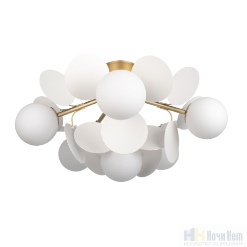 Люстра Loft IT Matisse 10008/6C White, раздел каталога Люстры с плафонами интернет-магазина Ночи Нет