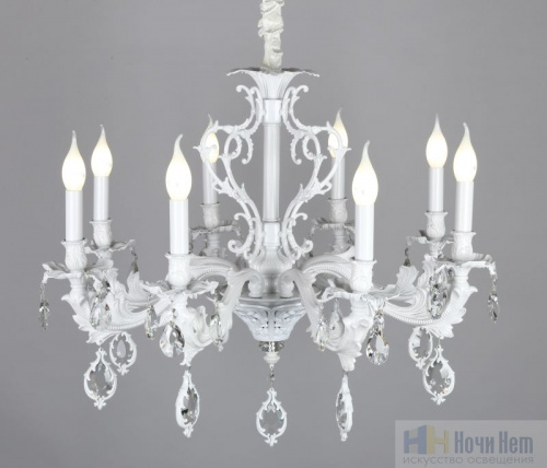 Люстра подвесная Omnilux Senis OML-74713-08, раздел каталога Хрустальные люстры интернет-магазина Ночи Нет