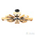 Люстра Arte Lamp Brussels A8030PL-8BK, количество ламп - 8, площадь освещения - кв.м Люстра Arte Lamp Brussels A8030PL-8BK, раздел каталога Деревянные люстры интернет-магазина Ночи Нет