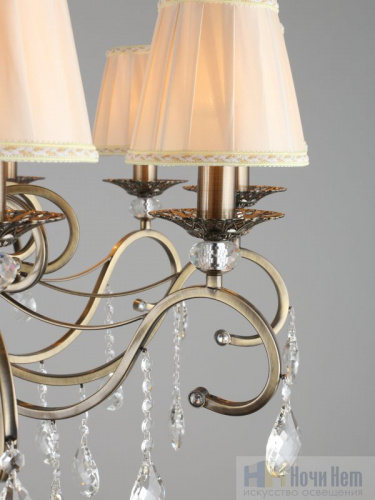 Люстра подвесная Omnilux Mezzano OML-79113-10, раздел каталога Люстры с абажурами интернет-магазина Ночи Нет