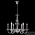Люстра Crystal Lux ARABESQUE SP8 CHROME 1092/308, раздел каталога Стеклянные люстры интернет-магазина Ночи Нет