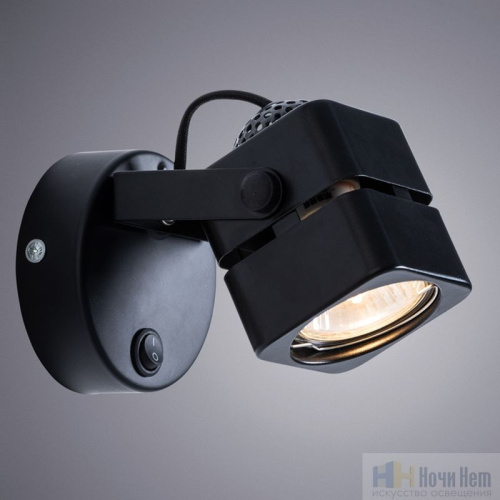 Спот Arte Lamp Misam A1315AP-1BK, раздел каталога Споты интернет-магазина Ночи Нет