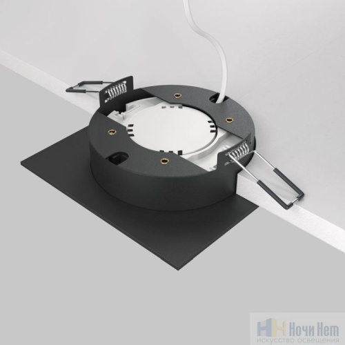 Встраиваемый светильник Maytoni Hoop DL086-GX53-SQ-BW, раздел каталога Точечные светильники металл интернет-магазина Ночи Нет