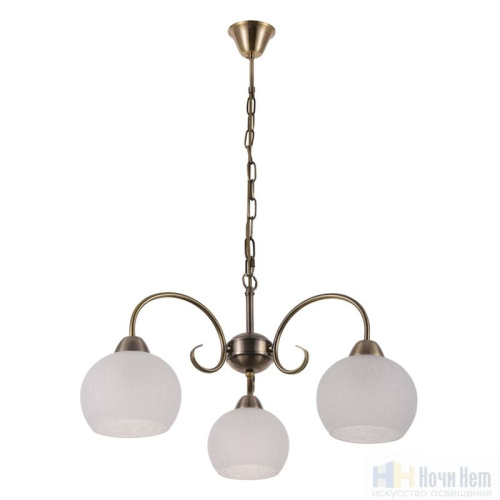 Люстра Arte Lamp Margo A9317LM-3AB, раздел каталога Люстры с плафонами интернет-магазина Ночи Нет