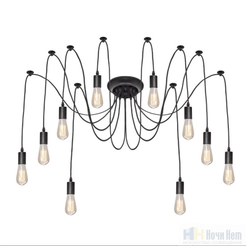 Люстра Loft IT Spider LOFT1162/10, раздел каталога Кованые люстры интернет-магазина Ночи Нет