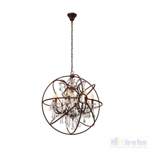 Люстра Loft IT Foucaults Orb Crystal LOFT1897/8, раздел каталога Хрустальные люстры интернет-магазина Ночи Нет