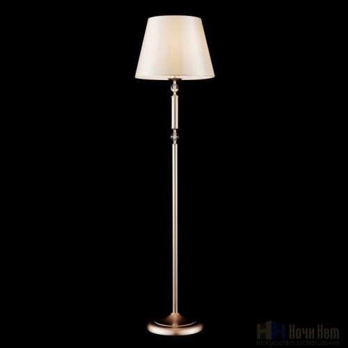 Торшер Crystal Lux Flavio PT1 Gold, раздел каталога Торшеры с абажуром интернет-магазина Ночи Нет